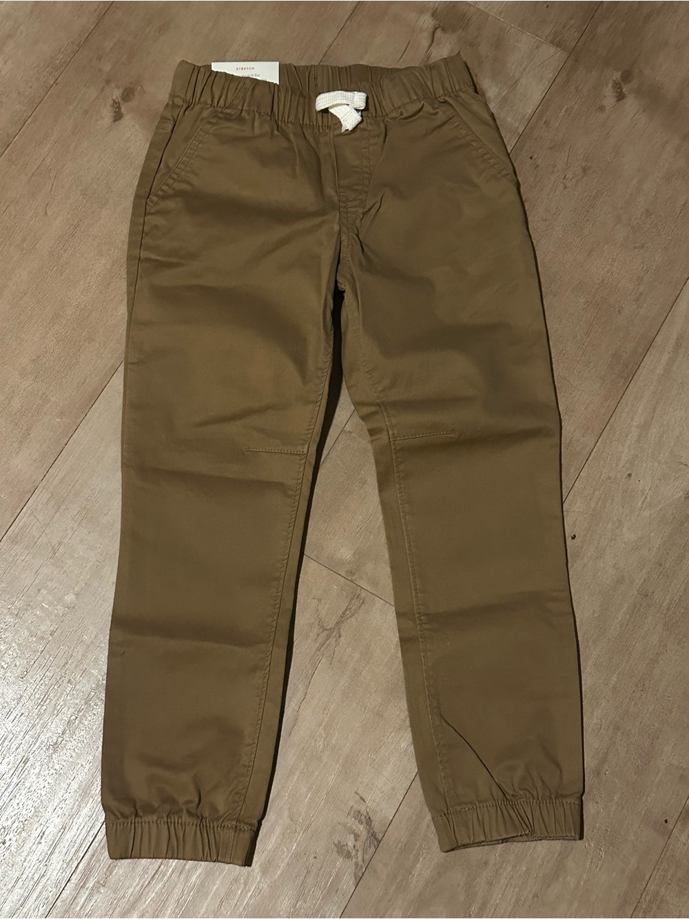 Cat & Jack Boys Tan Jogger Pants - Brown